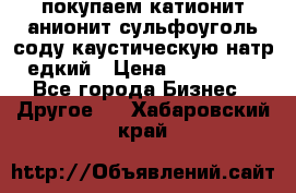 покупаем катионит анионит сульфоуголь соду каустическую натр едкий › Цена ­ 150 000 - Все города Бизнес » Другое   . Хабаровский край